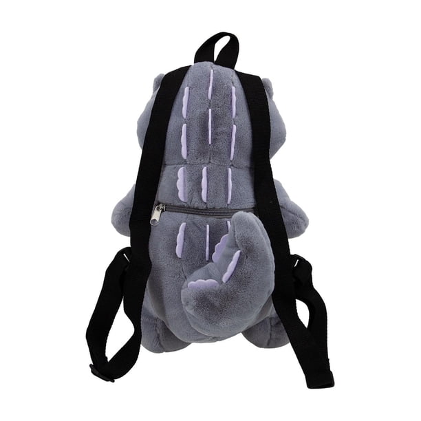Godzilla Mini Plush Backpack for Men Women Grey 14 Inch Carry-All Style Amazon.com: Concept One Godzilla Mini Backpack, Plush Small  main image 2