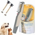 thumbnail image 1 of HAYAN 2025 New Lifweb Mataway e-Comb, Glosrity Mataway e-Comb, for Dogs Cats, 2 In 1 Electric Pet Grooming Tool with Razor Hair Trimmer for All Breeds, Safe Detangler for Matted Fur Hair (1pcs), 1 of 1