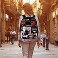 thumbnail image 3 of School supplies Clear Backpack, PVC Transparent Backpack Stadium Approved With Reinforced Strap School Bookbag For School, Workplace, Stadium, Travel, Security, Festival, 3 of 4