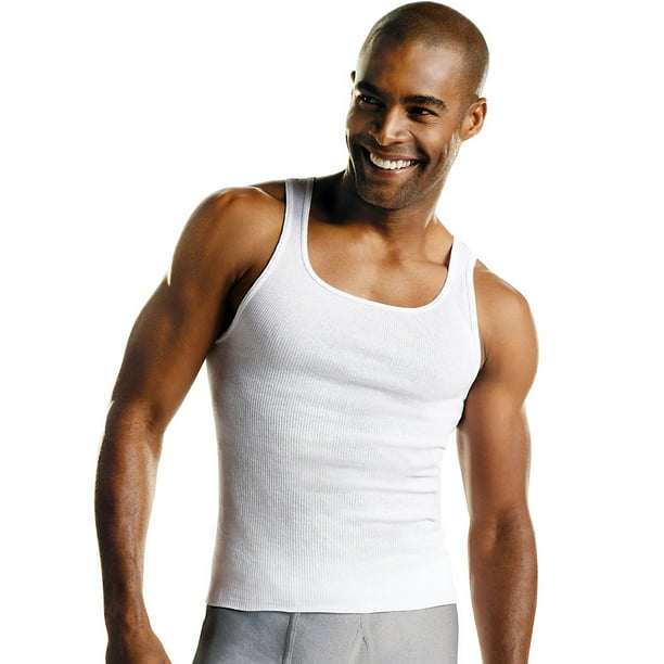 Men's White A-Shirt - 372 - Walmart.com