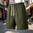 thumbnail image 5 of XuJwPNcy Big and Tall Mens Athletic Shorts Quick Dry Bermuda Shorts Drawstring Waist Workout Sports Shorts with Pockets, 5 of 5