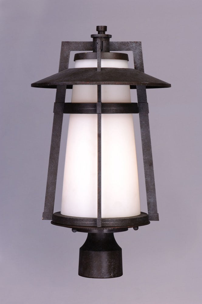 Maxim Calistoga One Light 19-Inch Outdoor Post Light - Adobe - 3530SWAE
