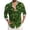 Green, variant on Mens Shirts Glitter Sequin Print Party Long Sleeve Button Down Top Casual Carnival Festival Celebration Comfortable Shirt for Men L
