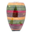 thumbnail image 2 of HomeRoots 354511 10 x 7 x 18 Po Vase Moderne Laqué Céramique Multicolore, 2 of 2