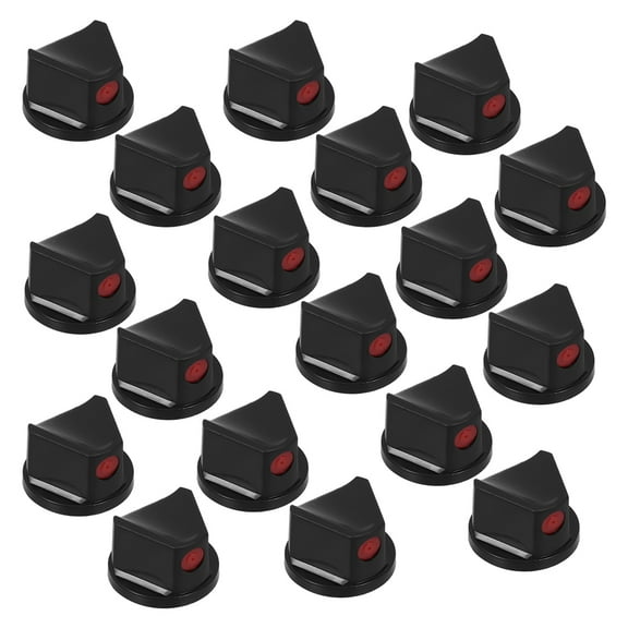 50pcs Black Spray Paint Tips for Graffiti Art, Quick Detach Reversible Nozzle Caps for Spray Paint Cans