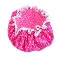 thumbnail image 3 of Esquirla 2 Pcs Bonnets de Douche Imperméables à Double Couche pour Femmes Rouge Rose, 3 of 8