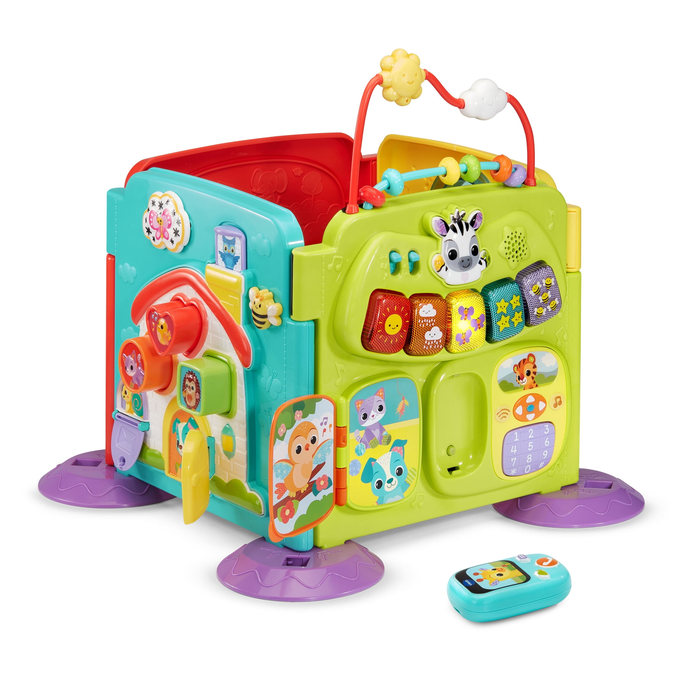 VTech Baby 4-in-1 Steps & Stages Activity Center with Accessories, Ages 3 to 24 months