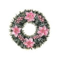 thumbnail image 2 of YIMWNYI Christmas Wreath, Holiday Decoration, Artificial Floral Wreath, Indoor Outdoor Decor, Pinecone and Golden Ball Wreath, Door and Wall Hanging, 2 of 6
