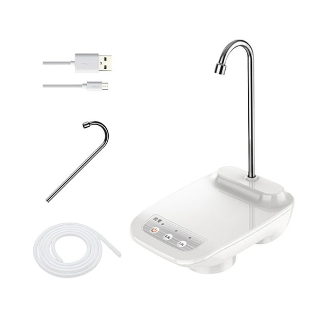 Electric Water Dispenser Quantitative with Connecting Hose Portable Bucket Bottle Dispenser Water Dispenser for Drinking Water Kitchen Home blanco Sunnimix Dispensador eléctrico
