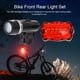 thumbnail image 2 of Juego de luces traseras delanteras para bicicleta, faro LED para bicicleta, linterna trasera, kit de Abanopi Luz de la bici, 2 of 6