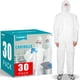 thumbnail image 1 of FURWEY Trajes Hazmat 30 paquetes de overoles desechables de cuerpo completo, 1 of 8