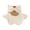 J, variant on Gift Cotton Baby Teething Bib with Lace Bowknot Headwear for Girls Gentle Absorbent Protective Stylish