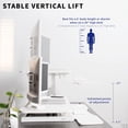 thumbnail image 4 of Convertidor de escritorio VIVO Serie K DESK-V042KW 42 pulgadas blanco, 4 of 9