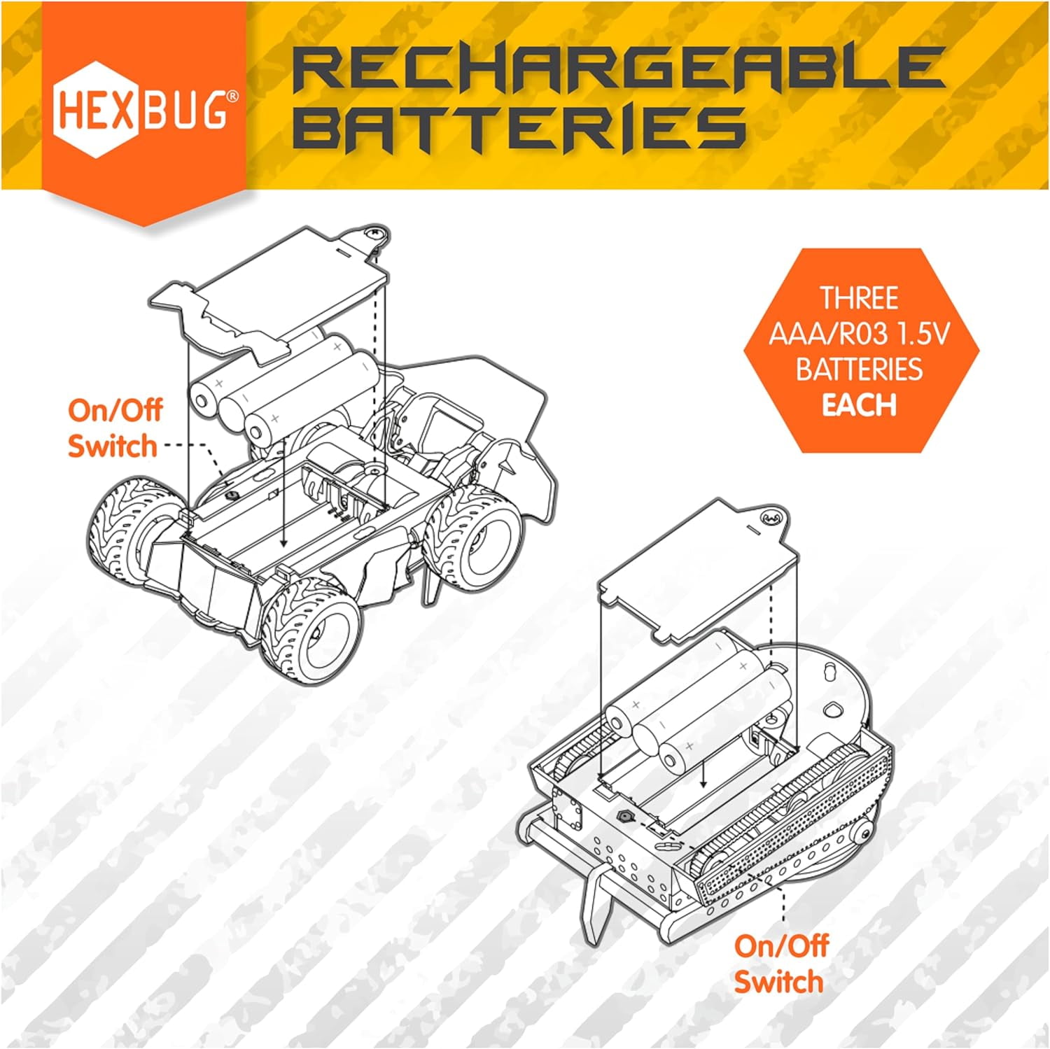 HEXBUG BattleBots Rivals 6.0 Rusty and Hypershock, Remote Control Robot
