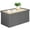 Grey, variant on Folding Storage Ottoman Bench with Lid Tray, 30 inches Ottoman Coffee Table Grey Cube Chair Foot Rest Stool Storage Chest for Living Room Bedroom, Holds up to 550 lb