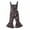 Black, variant on Odeerbi Toddler Girls Halloween Pumpkin Print Jumpsuit Cotton Bib Overalls Flared Pants Pre School Children Wearing Jumpsuit Printed Shoulder Straps Dungarees Black
