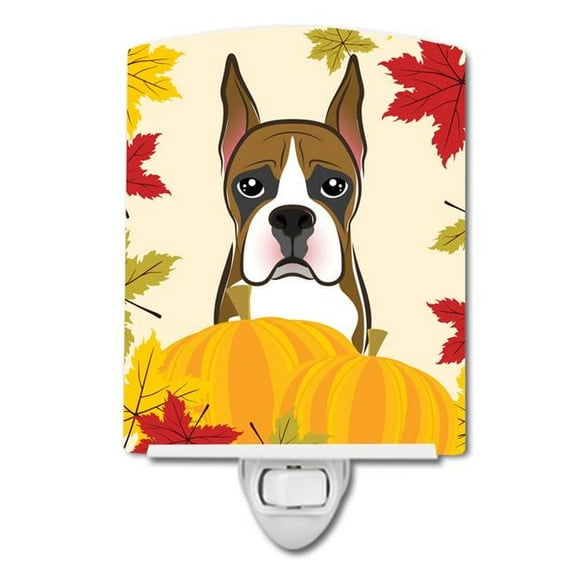 Boxer Thanksgiving Ceramic Night Light