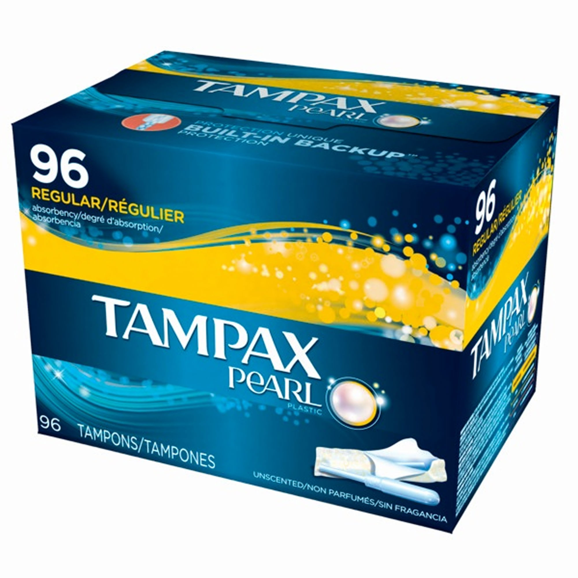 Product of Tampax Pearl Regular Unscented Tampons, 96 ct. Feminine