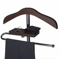 thumbnail image 2 of VL17017 Oxford II Chrome Steel and Walnut Wood Valet, 2 of 7
