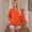 7# Orange, variant on Womens Oversized V Neck Sweatshirt Long Sleeve Casual Pullover Tops Long Sleeve Fall Fashion Sweatshirts with Pocket Orange L