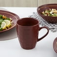 thumbnail image 6 of Stone + Lain Clara Porcelain Collection Dinnerware Set, 32-Piece Service for 8, Burgundy, 6 of 6