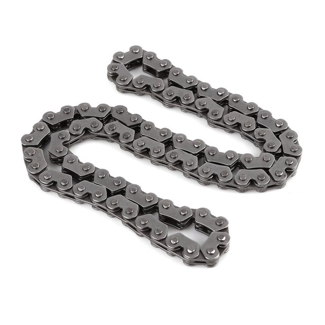Cadena De Acero De Aleación De Rodillo De Accionamiento De Sincronización 2*3 82L Para Gy Gy6-606-50 Unique Bargains Cadena de rodillos para motocicleta