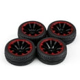 thumbnail image 3 of DOACT 4pcs RC 1:10 Road Racing Car Tires Rubber Tyre Racing Wheel CarAccs, 3 of 8