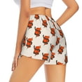 thumbnail image 3 of Bixox Women's Snake Around Heart pattern 2 in 1 Running Shorts - Lightweight Athletic Workout Gym Yoga Shorts Liner with Pockets - Large, 3 of 7