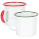 thumbnail image 3 of 2Pcs Enamel Water Cup Enamel Coffee Mug Outdoor Camping Cup Juice Cup Home Supplies, 3 of 3