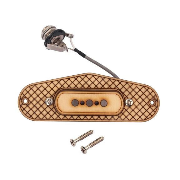 WHAMVOX Maple Wood 3-string / 3 Pole Humbucker Pickups For Box Guitar