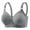 B_ Gray Bras for Women, variant on SMihono Womens Lace Bras Adjustable Medium Support Minimizer Bras No Underwire Breathable Supportive Bras Comfortable Bra Beige M US(10)