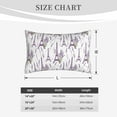 thumbnail image 3 of Fotbe Lavender Flowers Pillow Cases - Envelope Closure - Luxury, Extra Soft, Cooling Pillow Covers - Wrinkle, Fade, Stain Resistant-20"x30", 3 of 8