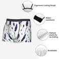 thumbnail image 4 of KLL Lavender Flowers Men's Cotton Boxer Briefs Underwear-Small, 4 of 8