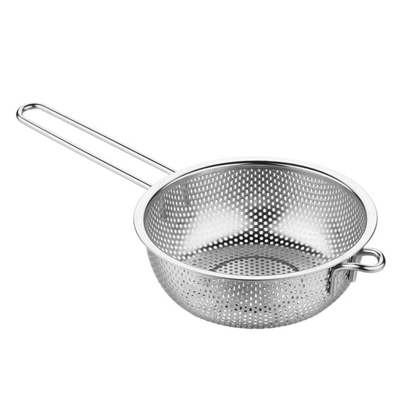 NICEXMAS Kitchen Strainer Stainless Steel Rinsing Round 1Pcs