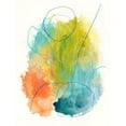 thumbnail image 3 of Vess, June Erica 15x18 Black Modern Framed Museum Art Print Titled - Chromatic Index I, 3 of 5
