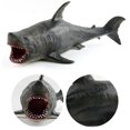 thumbnail image 3 of Juguete de tiburón Megalodon grande, habilidad práctica, a prueba de herrumbre, la mejor colección, Animal marino realista, figura de tiburón blanco para decoración kaili Sencillez, 3 of 5