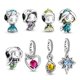 thumbnail image 2 of Disney-colgante de la pequeña princesa para mujer, dije compatible con pulsera Pandora Original, joyería de moda, Berloque artesanal, 2 of 4