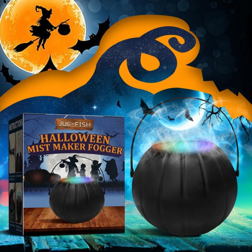 Halloween Mist Maker Fogger, Halloween Decorations Witch Fog Maker Water Fountain Pond Fog