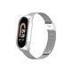 thumbnail image 1 of Adecuado para pulsera Mi 8 Pulsera Mi 8 Correa de bucle magnético Correa de acero inoxidable de tres cuentas, 1 of 2