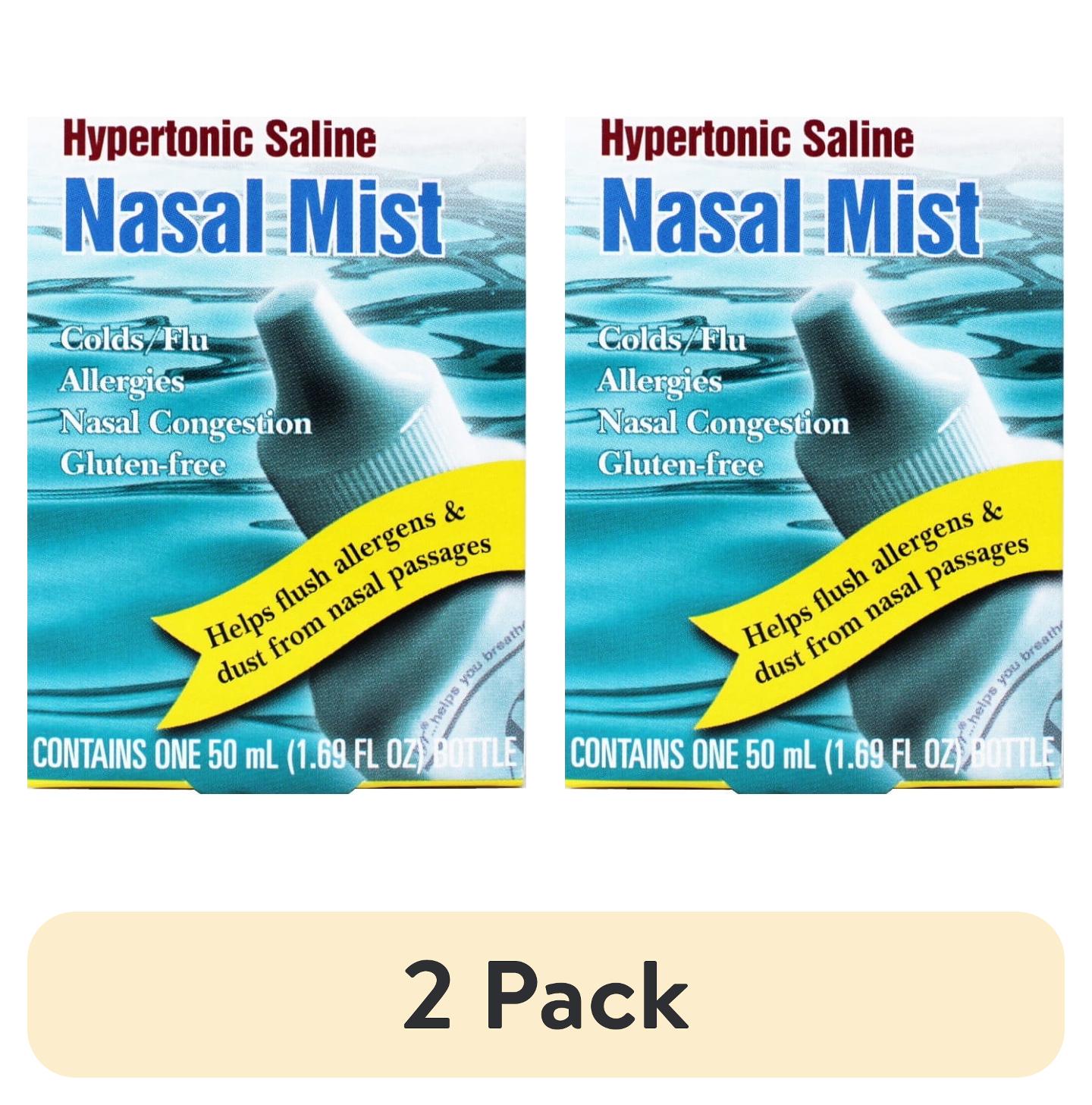 (2 pack) Ayr Allergy & Sinus Nasal Mist 1.69 fl oz Spray