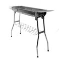 thumbnail image 1 of Parrilla de acero inoxidable plegable portátil para exteriores, para jardín, patio, camping, picnic, 1 of 15
