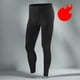 thumbnail image 4 of Ceisia Men's Gift Fashion Solid Color Fleece Elastic Waist Warm Slim Fit Casual Sports Long Pants, 4 of 9
