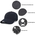thumbnail image 3 of Ponytail Baseball Cap for Women Mesh Quick Dry Baseball Hat with Ponytail Hole, 3 of 13