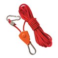 thumbnail image 4 of Ratchet Pulley Rope Hanger, Tent Wind Rope Adjustable Tensioner Quick Setup Rope Hanger Grow Light Rope Hanger for Awning Outdoor Hiking 4m Red, 4 of 9