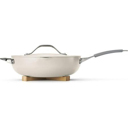 Tramontina 5-quart All-In-One Plus Ceramic Non-Stick Pan, 7-piece Set, Gray