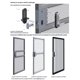 thumbnail image 3 of JOUNJIP GB2020 Caja de cerradura de puerta Caja de puerta de acero - para cerradura de combinación mecánica con doble teclado - para puertas y cercas de metal (NO para PUERTA DE ALUMINIO) - Fondo de 2, 3 of 5
