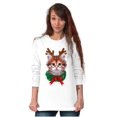 thumbnail image 4 of Christmas Reindeer Kitten Adorable Long Sleeve TShirt Men Women Brisco Brands S, 4 of 6