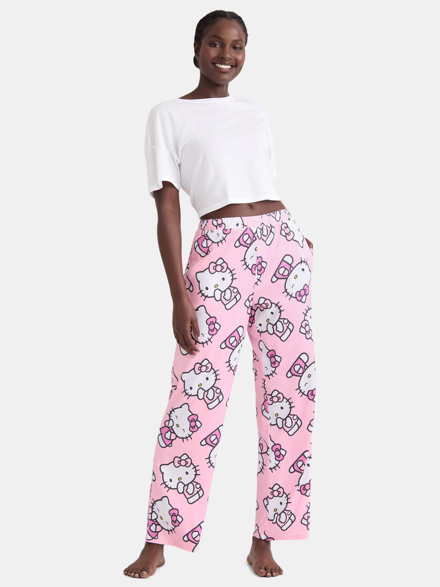 Hello Kitty Women's Print Pajama Pants, Sizes XS-3XL
