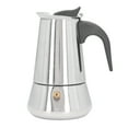 thumbnail image 3 of Large Capacity Stainless Steel Moka Pot Drip Coffee Maker Pot Elegant Design Fast Brewing for Home, 3 of 7