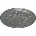 thumbnail image 3 of Ekena Millwork 20"OD x 1 1/2"P Damon Ceiling Medallion (Fits Canopies up to 3 3/8"), Hand-Painted Silver, 3 of 6